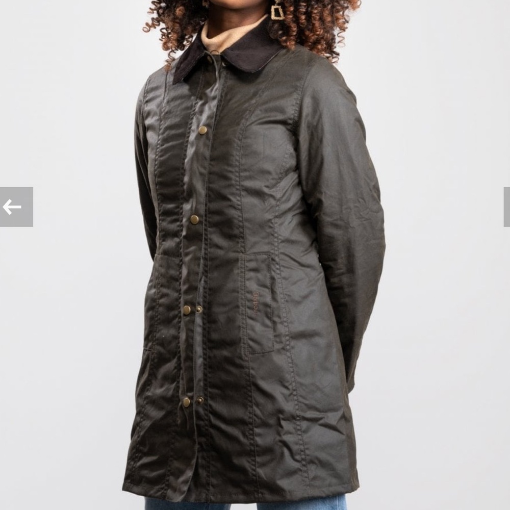 Barbour Belsay Wax Jacket Size 18 US - Picture 4 of 12